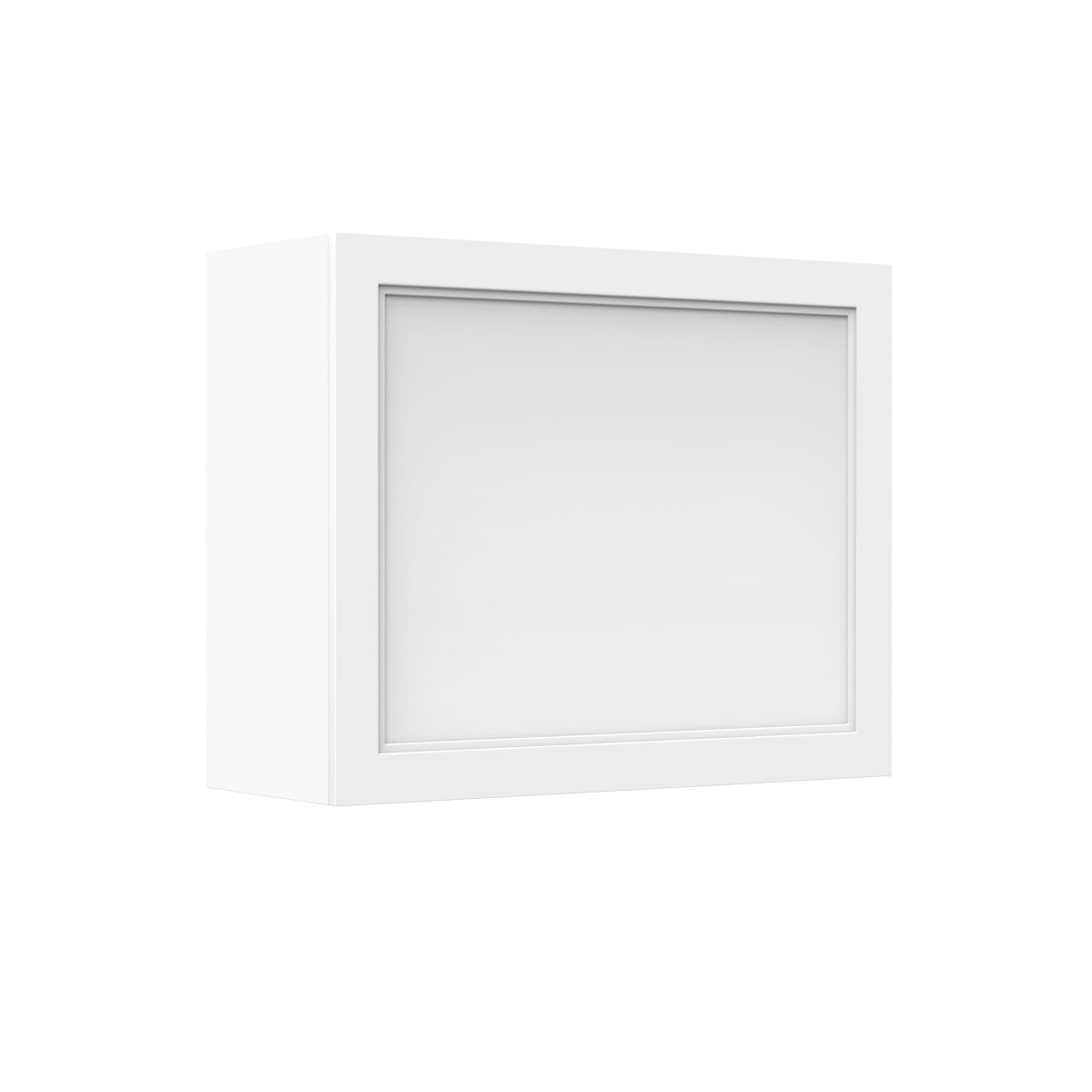 Fashion White - Horizontal Wall Cabinet | 30"W x 24"H x 12"D - BUILDMYPLACE