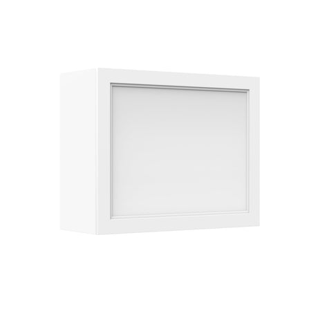 Fashion White - Horizontal Wall Cabinet | 30"W x 24"H x 12"D - BUILDMYPLACE