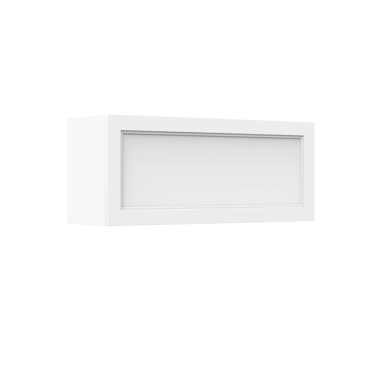 Fashion White - Horizontal Wall Cabinet | 36"W x 15"H x 12"D - BUILDMYPLACE