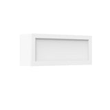 Fashion White - Horizontal Wall Cabinet | 36"W x 15"H x 12"D - BUILDMYPLACE