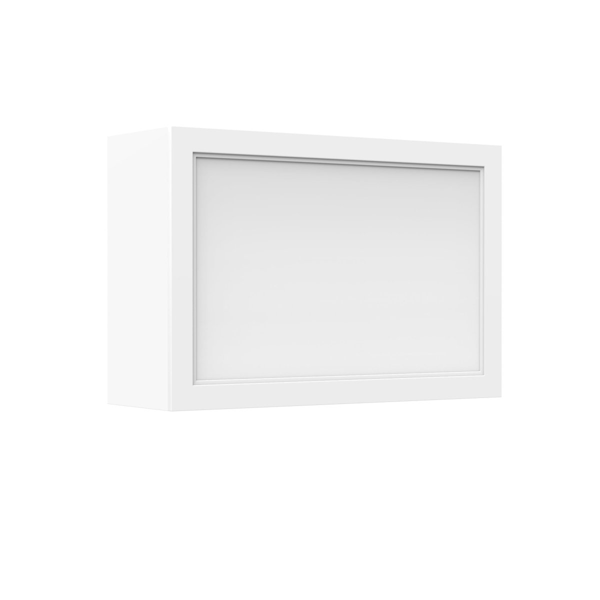 Fashion White - Horizontal Wall Cabinet | 36"W x 24"H x 12"D - BUILDMYPLACE