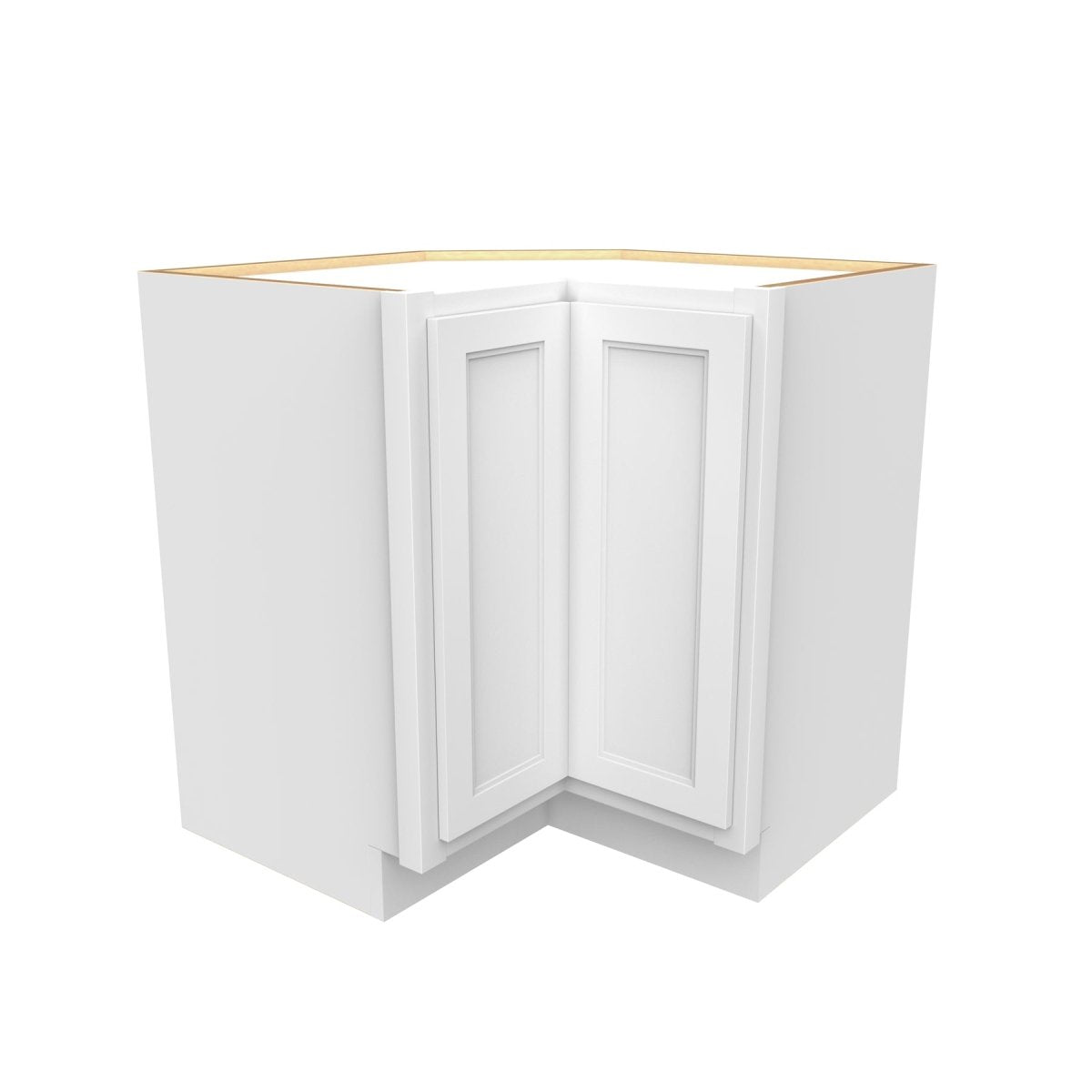 Fashion White - Lazy Suzan Corner Base Cabinet | 33"W x 34.5"H x 24"D - BUILDMYPLACE