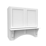 Fashion White - Mantle Hood | 36"W x 36"H x 21"D - BUILDMYPLACE
