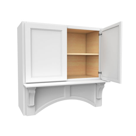 Fashion White - Mantle Hood | 36"W x 36"H x 21"D - BUILDMYPLACE