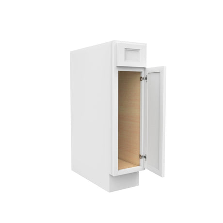 Fashion White - Single Door & Drawer Base Cabinet | 9"W x 34.5"H x 24"D - BUILDMYPLACE