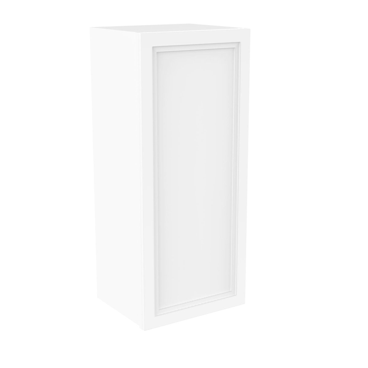 Fashion White - Single Door Wall Cabinet | 15"W x 36"H x 12"D - BUILDMYPLACE