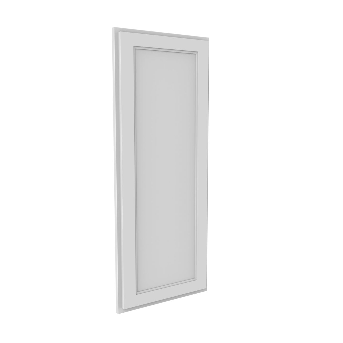 Fashion White - Single Door Wall End Cabinet | 12"W x 42"H x 12"D - BUILDMYPLACE