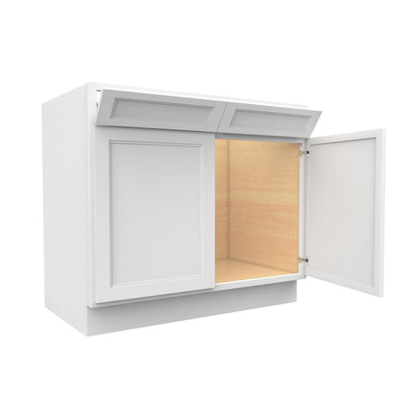 Fashion White - Sink Base Cabinet | 39"W x 34.5"H x 24"D - BUILDMYPLACE