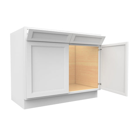 Fashion White - Sink Base Cabinet | 42"W x 34.5"H x 24"D - BUILDMYPLACE