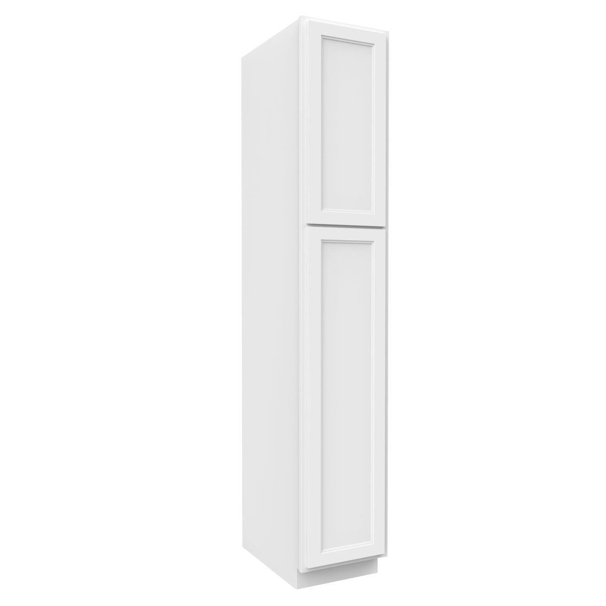 Fashion White - Utility Cabinet | 15"W x 84"H x 24"D - BUILDMYPLACE