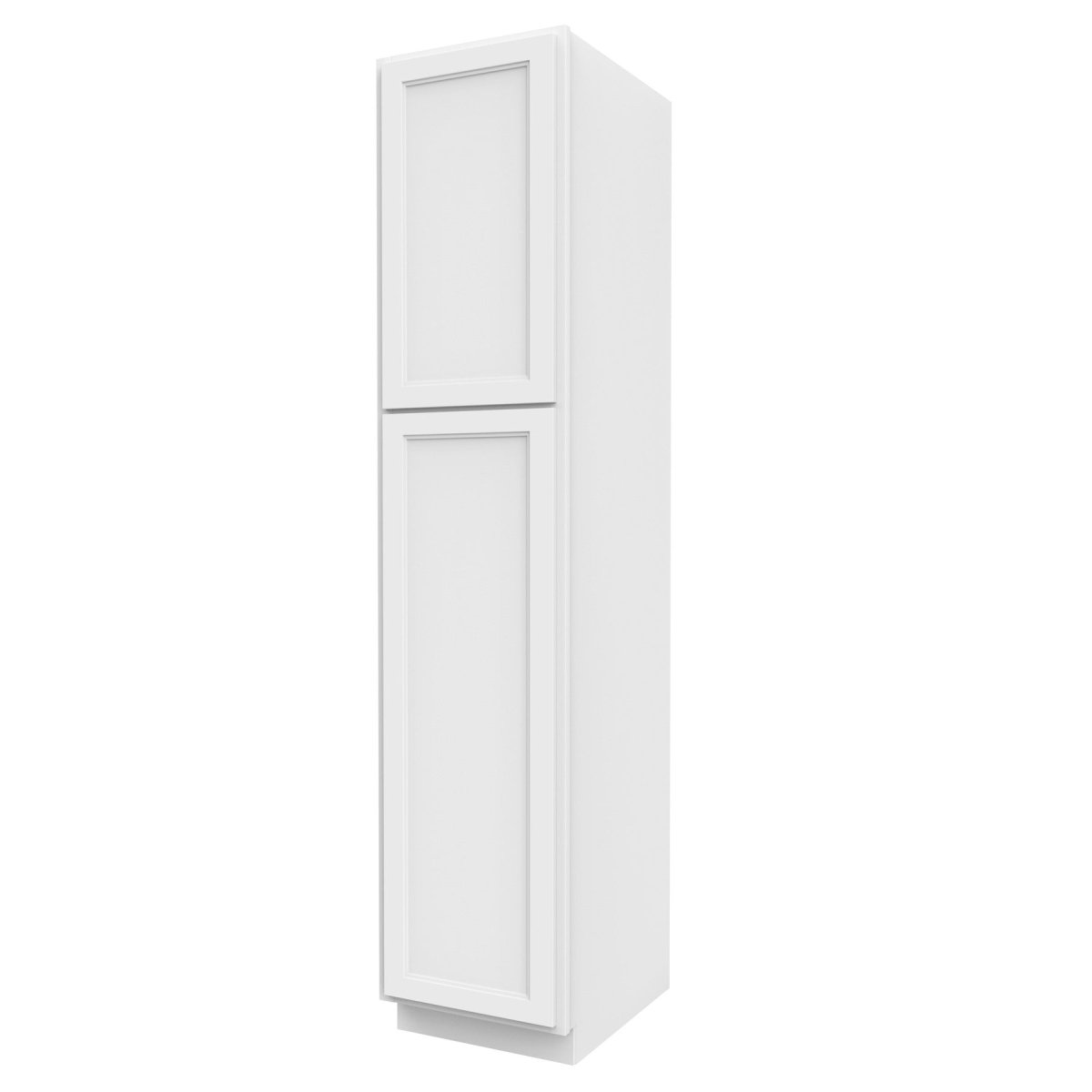 Fashion White - Utility Cabinet | 18"W x 84"H x 24"D - BUILDMYPLACE