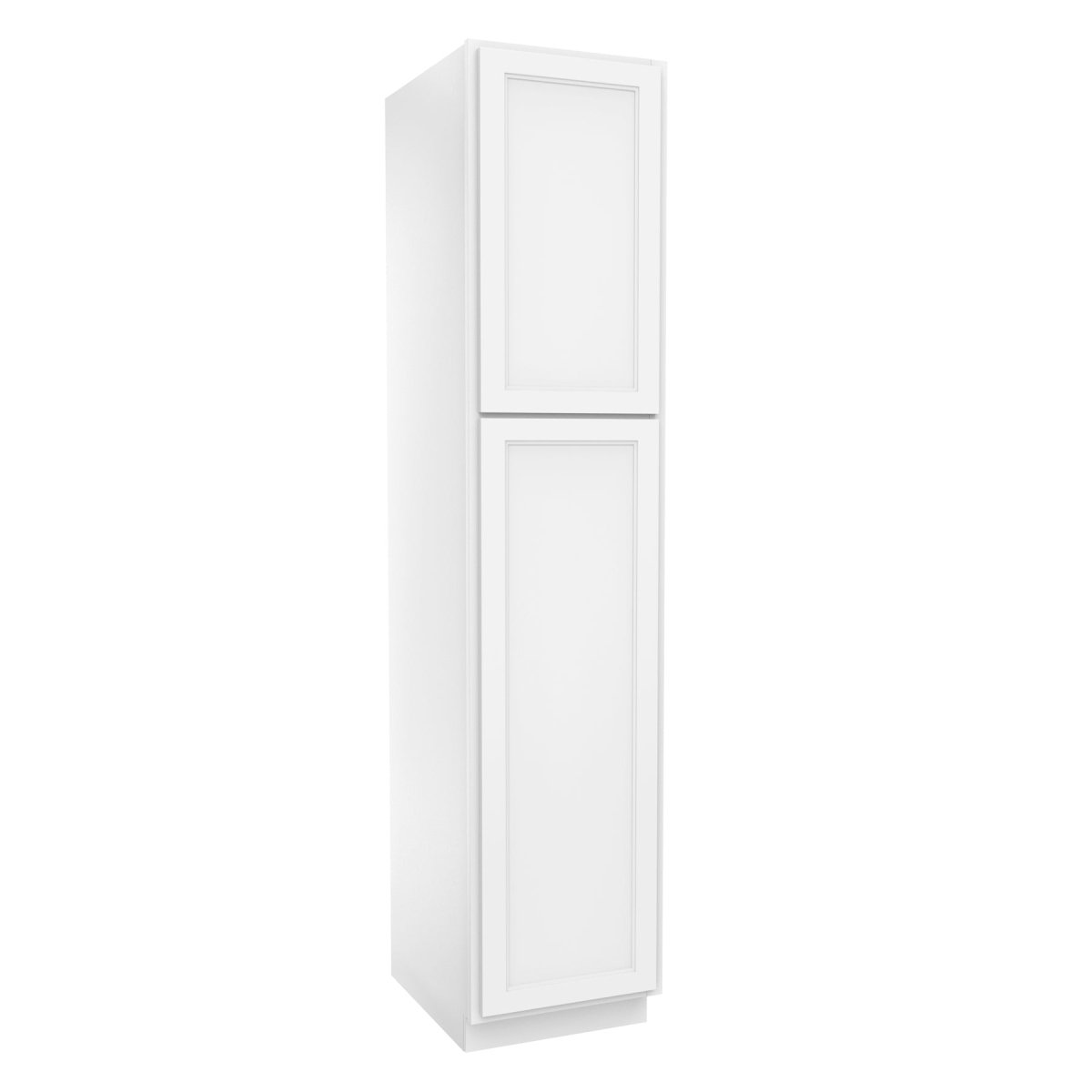 Fashion White - Utility Cabinet | 18"W x 84"H x 24"D - BUILDMYPLACE