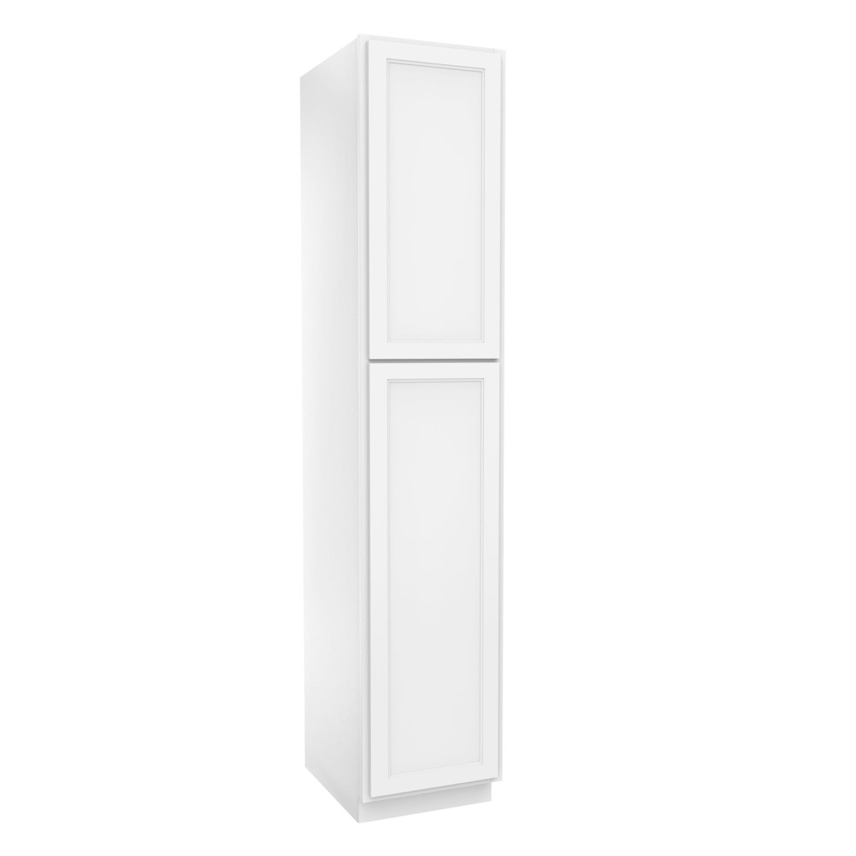 Fashion White - Utility Cabinet | 18"W x 90"H x 24"D - BUILDMYPLACE