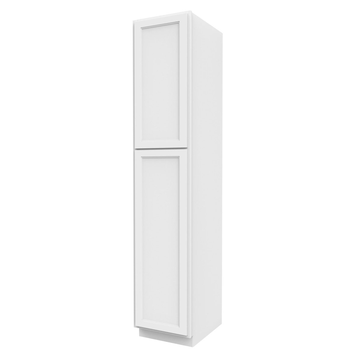 Fashion White - Utility Cabinet | 18"W x 90"H x 24"D - BUILDMYPLACE