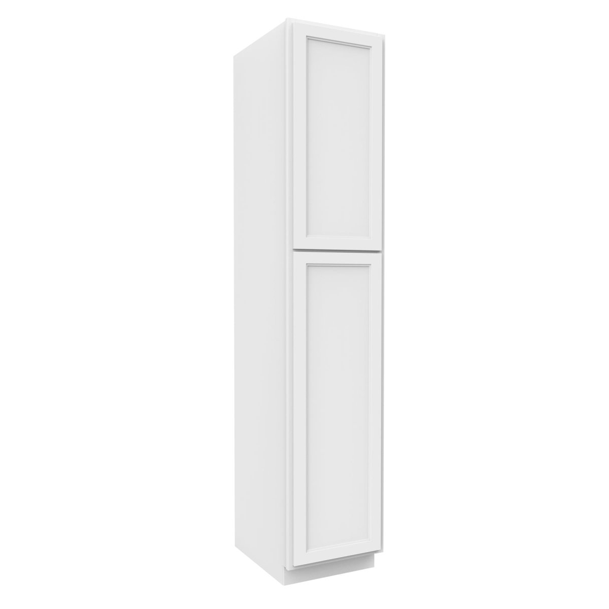 Fashion White - Utility Cabinet | 18"W x 90"H x 24"D - BUILDMYPLACE