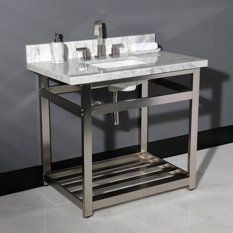 Fauceture 31" x 22" Steel Console Sink Base - BUILDMYPLACE