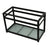 Fauceture 49" x 22" Steel Console Sink Base with Glass Shelf - BUILDMYPLACE