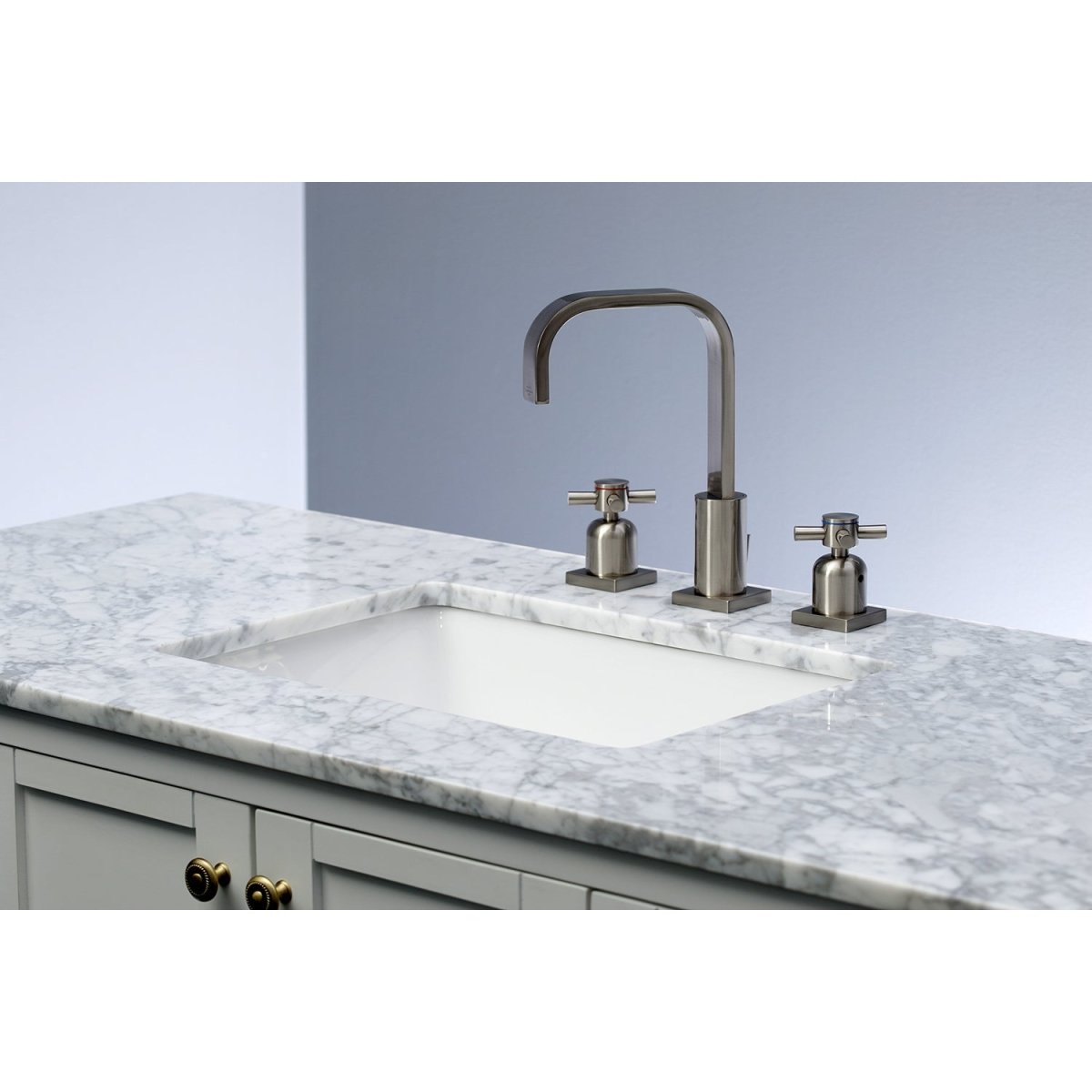 Fauceture 8" Widespread Bathroom Faucet, In 9" Spout Height - BUILDMYPLACE