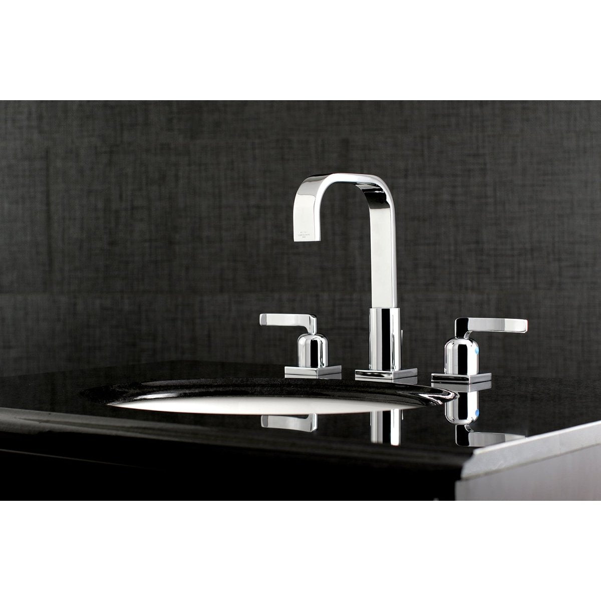 Fauceture Deck Mount 8" Widespread Bathroom Faucet - BUILDMYPLACE