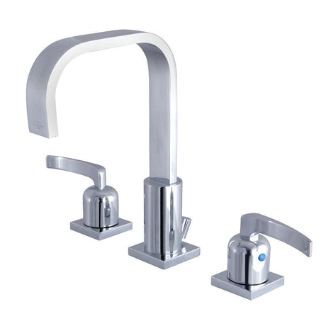 Fauceture Deck Mount 8" Widespread Bathroom Faucet - BUILDMYPLACE