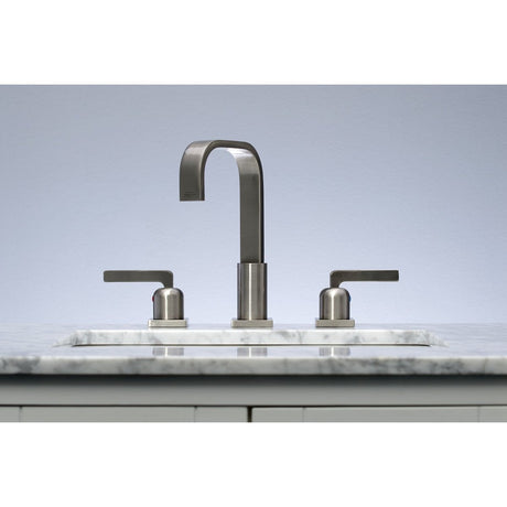 Fauceture Deck Mount 8" Widespread Bathroom Faucet - BUILDMYPLACE