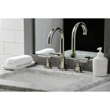 Fauceture Kaiser Widespread Bathroom Faucet W/ Brass Pop Up - BUILDMYPLACE