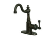 Fauceture Single - Handle Single Hole 4 in. Centerset Deck Mount Bathroom Sink Faucet - BUILDMYPLACE