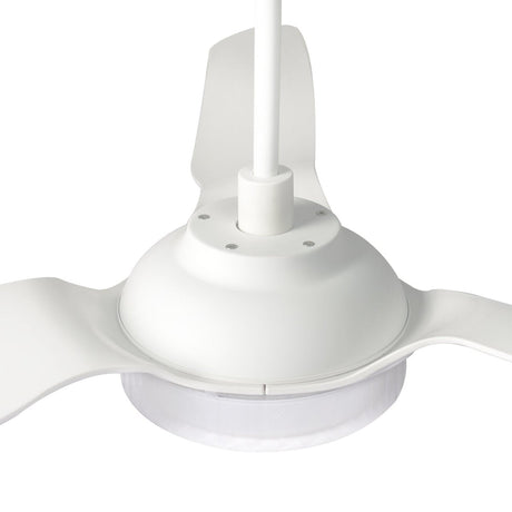 FLETCHER 56 inch 3 - Blade Smart Ceiling Fan with LED Light & Remote - LEDMyPlace