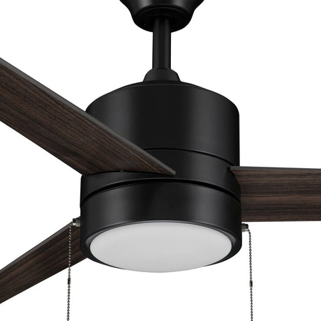 FLINT 52 inch 3 - Blade Ceiling Fan with LED Light and Pull Chain - LEDMyPlace