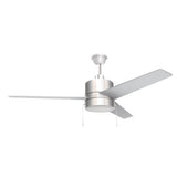 FLINT 52 inch 3 - Blade Ceiling Fan with LED Light and Pull Chain - LEDMyPlace