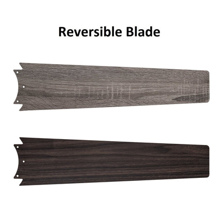 FLINT 52 inch 3 - Blade Ceiling Fan with LED Light and Pull Chain - LEDMyPlace