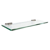 Floating Glass Shelves In Rectangular Shape - 5 In. X 15 In. - BUILDMYPLACE