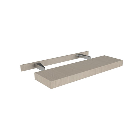 Floating Shelf Cabinet | Elegant Stone| 36W x 2.5H x 10D - BUILDMYPLACE