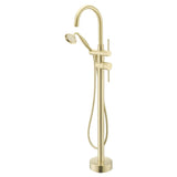 Floor Mount Bathtub Faucet - Freestanding Tub Filler - BUILDMYPLACE