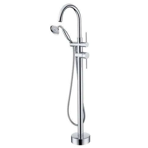 Floor Mount Bathtub Faucet - Freestanding Tub Filler