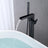 Floor Mount Freestanding Tub Filler with Hand Held Shower - BUILDMYPLACE