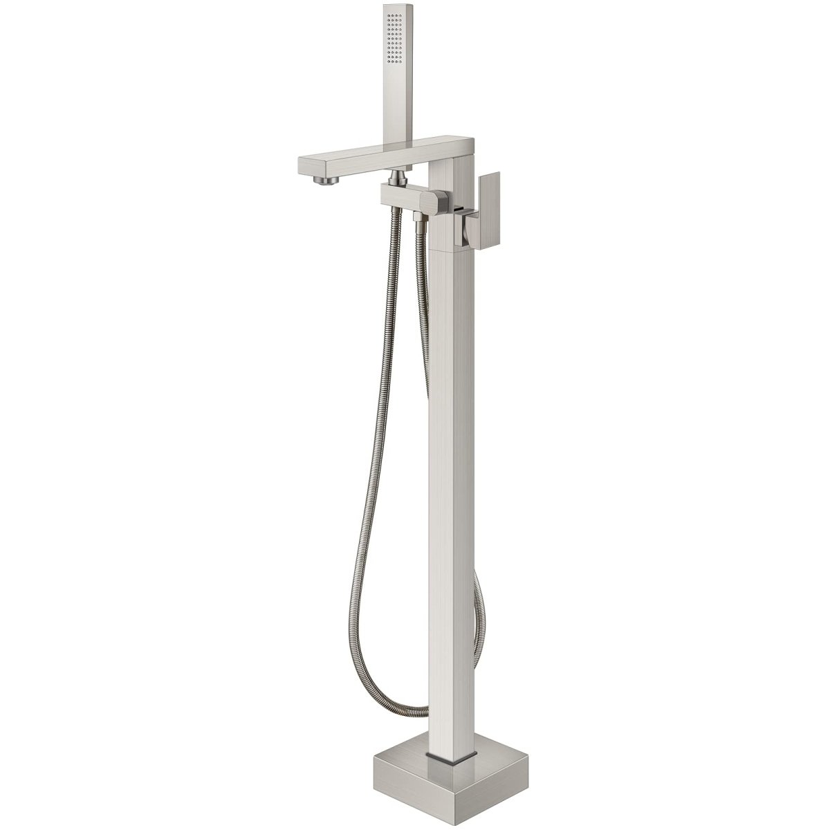 Floor Mounted Freestanding Bathtub Filler and Hand Held Shower - BUILDMYPLACE