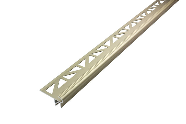 FLORENTOSTEP LED Stair nosing profile 11/32 - champagne anodized - Aluminum - BUILDMYPLACE