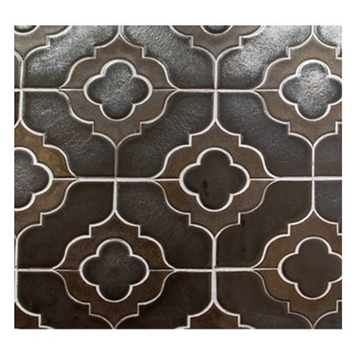 Flower Pattern Porcelain Mosaic 6" X 11.4" 10 mm - BUILDMYPLACE