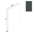 Forest Green Matte - Base Decorative Door - 25"W x 30"H x 0.75"D - Pre Assembled - Frameless Cabinet - BUILDMYPLACE