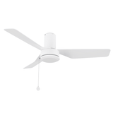FORMOSA 44 inch 3 - Blade Flush Mount Ceiling Fan with Pull Chain - LEDMyPlace