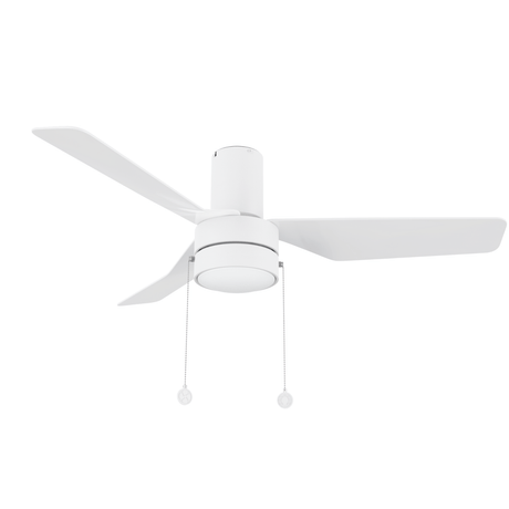 FORMOSA 44 inch 3 - Blade Flush Mount Ceiling Fan with Pull Chain - LEDMyPlace