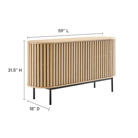 Fortitude 59" Oval Sideboard - BUILDMYPLACE