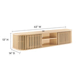 Fortitude 63" Wall - Mounted TV Stand - BUILDMYPLACE