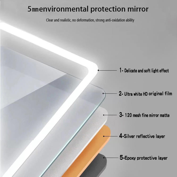 Francisco 76" LED Lit Mirror for Vanity with Variant Lighting Options