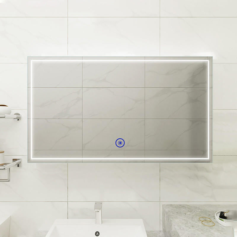 Francisco 55" LED Lit Mirror for Vanity with Variant Lighting Options