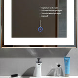 Francisco 24" LED Lit Mirror for Vanity with Variant Lighting Options