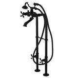 Freestanding Tub Faucet With Supply Line And Stop Valve - BUILDMYPLACE