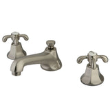 French Country 8" Widespread Lavatory Faucet with Brass Pop - Up Drain - BUILDMYPLACE