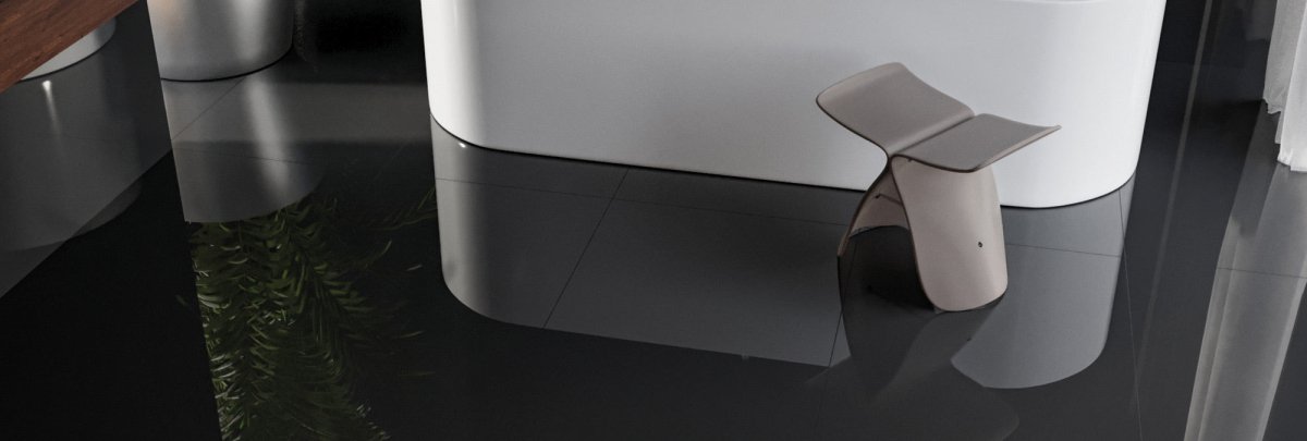 Full Black Satin Matte - Porcelain Wall & Floor Tile - BUILDMYPLACE
